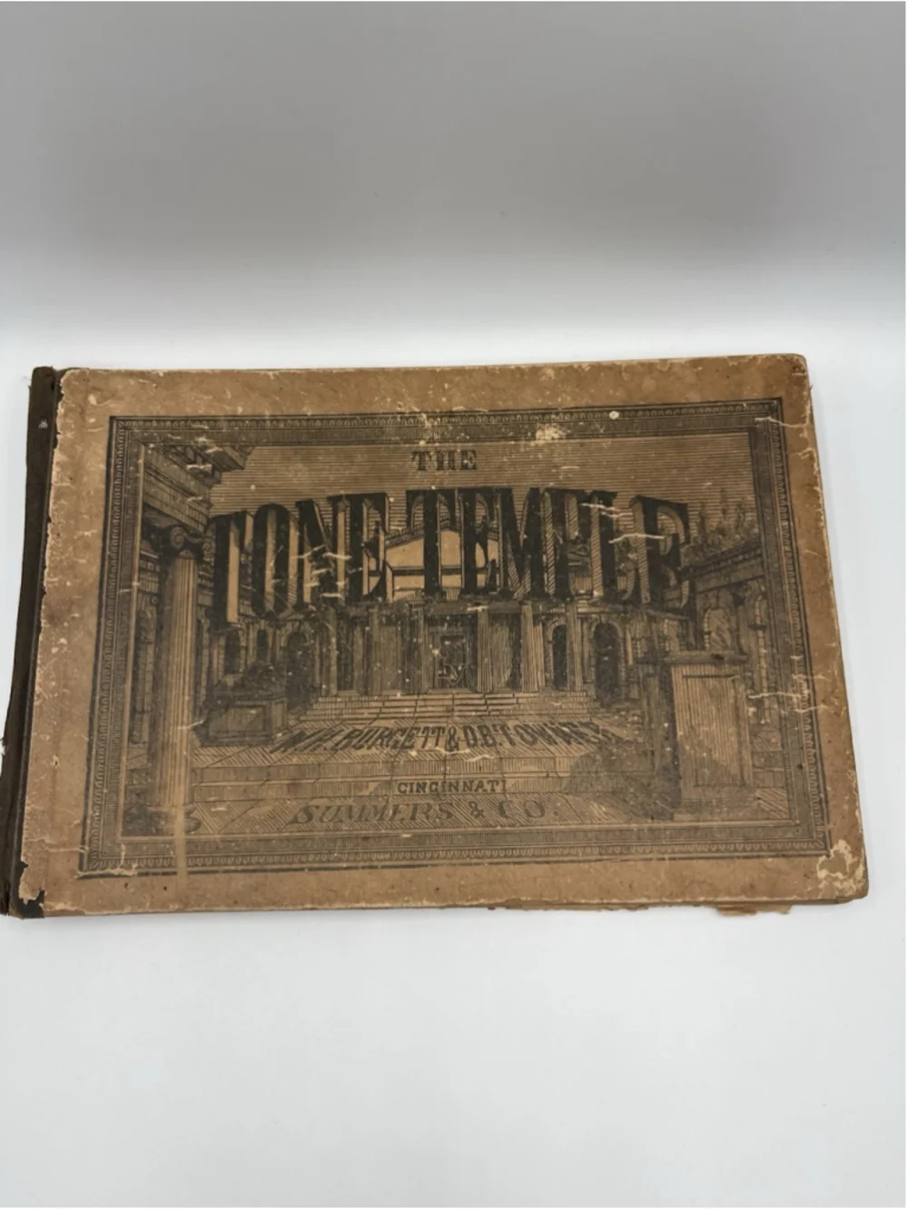 THE TONE Temple FOR SINGING CLASSES , CONVENTIONS &CHOIRS SUMMERS &CO. - 1881